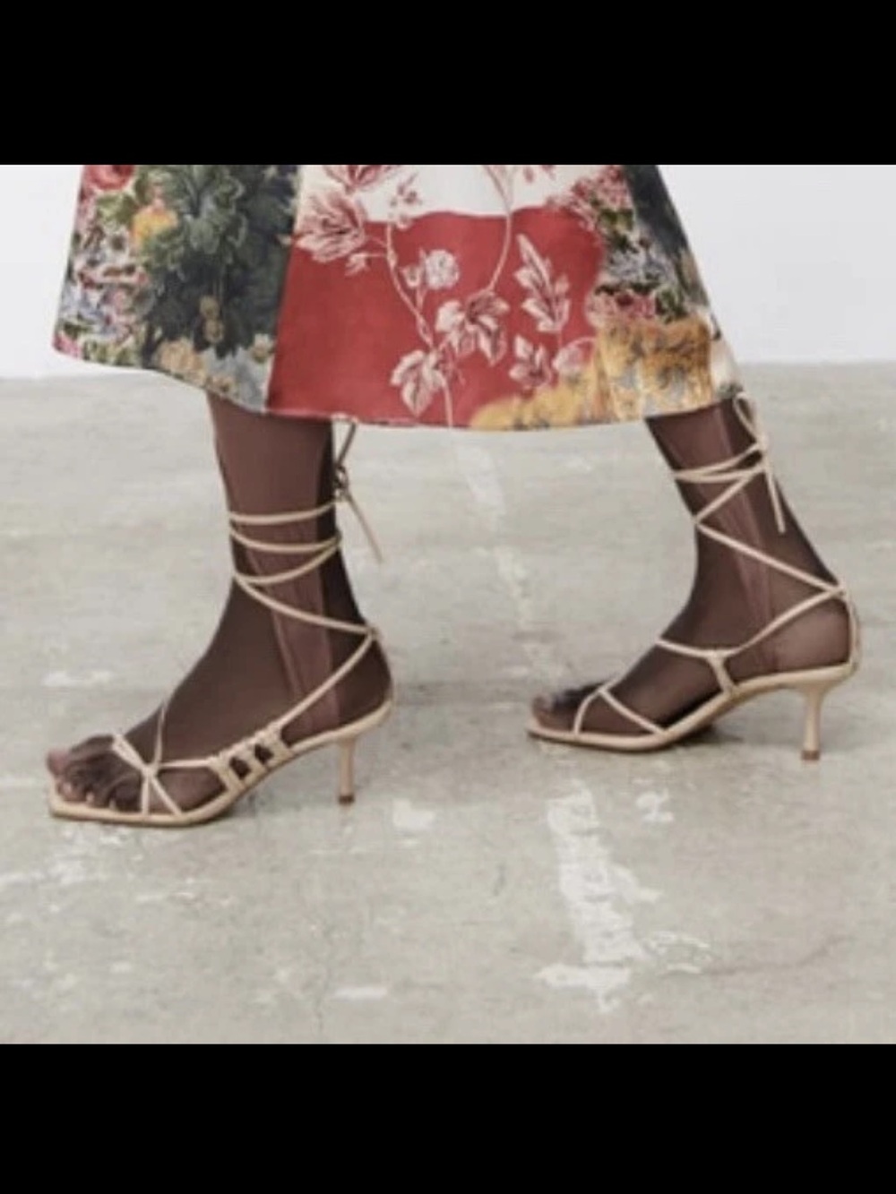 Zara leather sandals in beige 39(US 8),org $139,great condition
